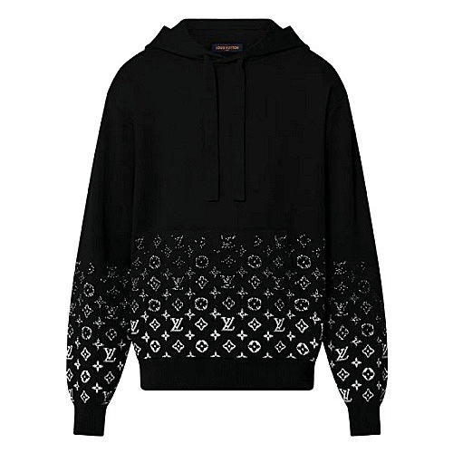 LOUIS VUITTON 모노그램 그래디언트 후드 니트