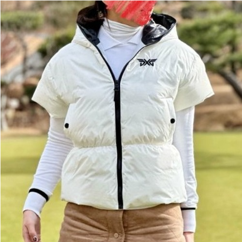 P*G 우먼 윈터 숏 슬리브 다운 베스트 (WOMEN)