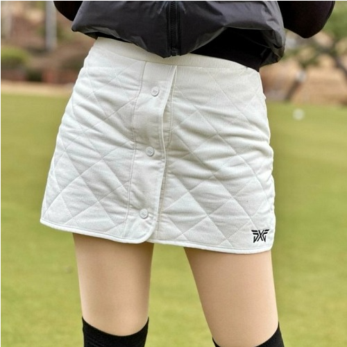 P*G 우먼 윈터 다이아 퀼팅 패딩 스커트 (WOMEN)