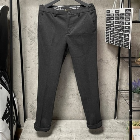 BURBER*Y B기마패치 면팬츠