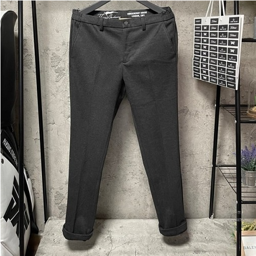 BURBER*Y B기마패치 면팬츠