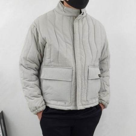 로로피*나 슬리븐 퀄팅 패딩 자켓