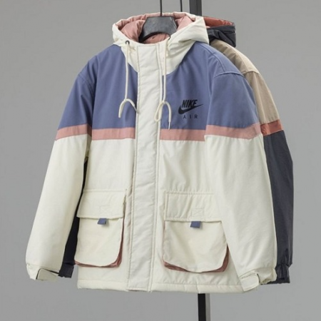 NIKE 컬러 블럭 우븐 패딩자켓