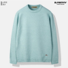 BURBER*Y BB 자수 로고 울캐시 니트