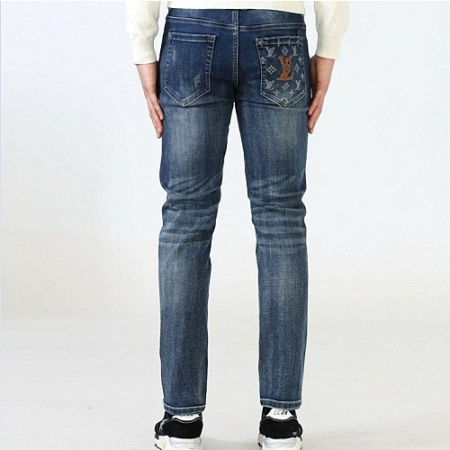 루이*통 LOUIS VUITTON 모노그램 플라워 스판 진