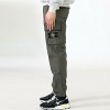 스톤아일*드 STONE ISLAND 와펜 카고 기모 방한팬츠