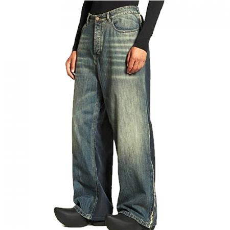 발렌시*가 BALENCIAGA 하이브리드 데님 팬츠