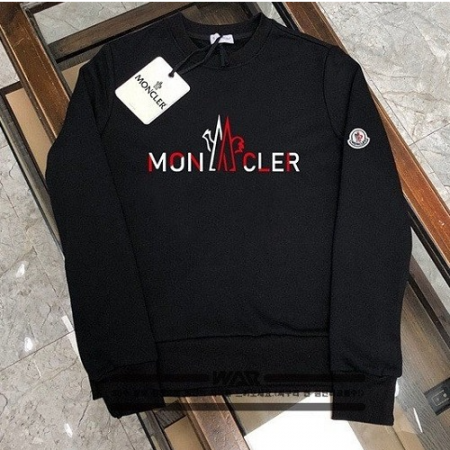 MONCL*R 레드 포인트 레터링 밍크양기모 티셔츠