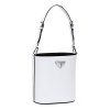 프*다 브러시드 미니 버킷 숄더백 화이트 1BE059