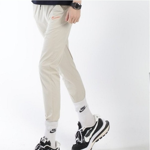 (국내배송) N*KE NC 9부 자수로고 사방스판 팬츠