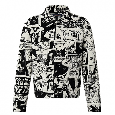 루이*통 LOUIS VUITTON LV 코믹스 트러커 재킷