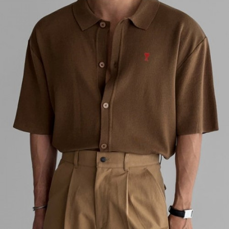 아* 린넨 반팔 가디건