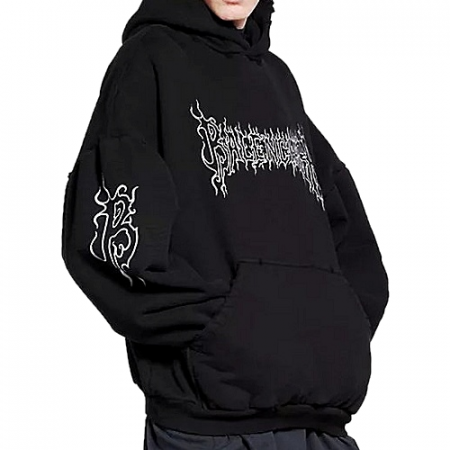 발렌시*가 BALENCIAGA 다크 웨이브 후디