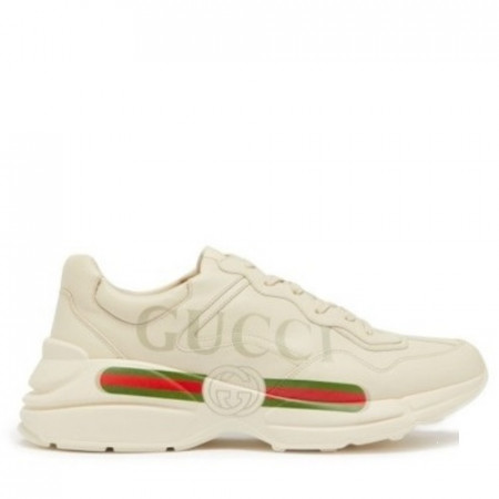 구찌 라이톤 gucci 로고 가죽스니커즈