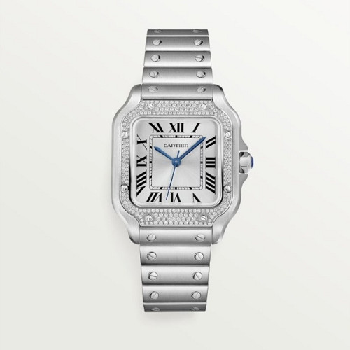 CARTI*R  산토스 화이트다이얼 다이아