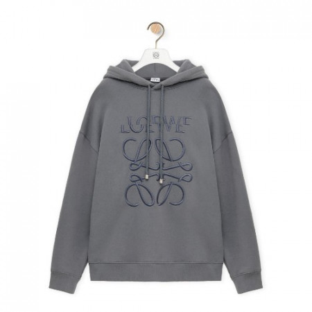 L*EWE 릴랙스 핏 후디 - 슬레이트 그레이