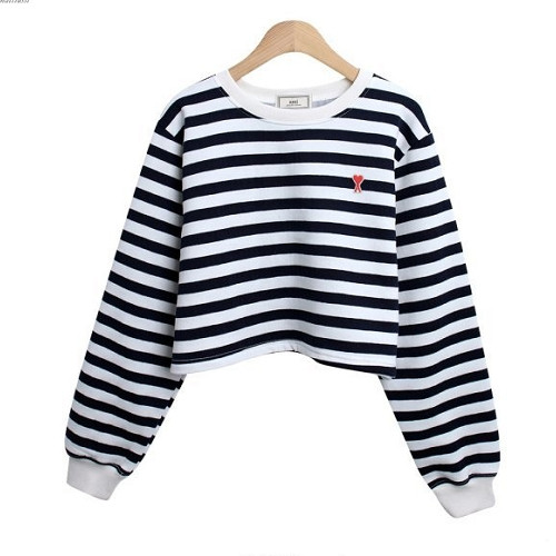 A*I  기모 크롭 단가라 맨투맨