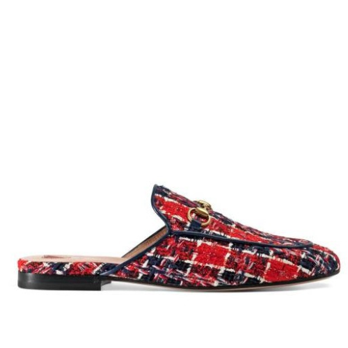 GUCCI 프린스타운 트위드 체크 블로퍼