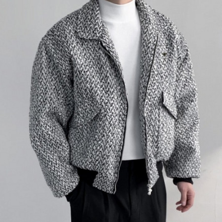 DI*R  벌 자수 하운드 투웨이 자켓