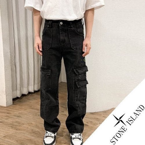 STONE ISLA*D  더블포켓진