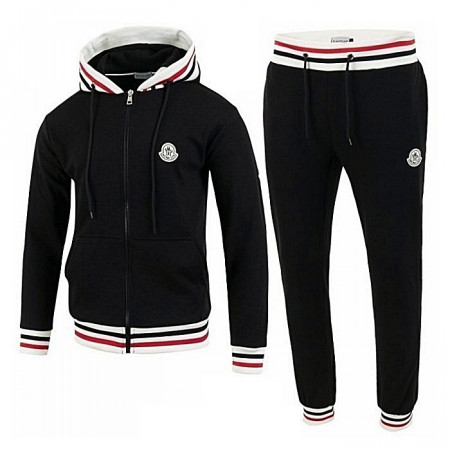 몽클*어   24SS 삼선 시보리 후드집업 트레이닝 셋트