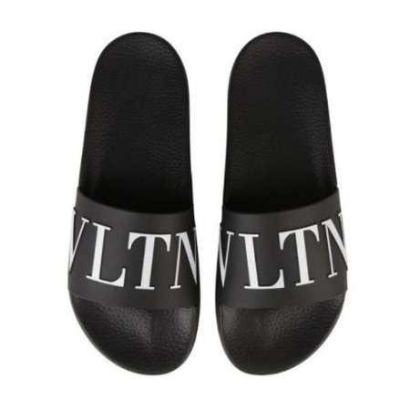 발렌*노 로고 슬라이드 샌들