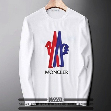 MONCL*R  퍼포먼스 3D로고  긴팔티셔츠