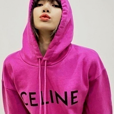 CELI*E  로고 후드티