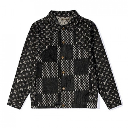 LOUIS VUITTON  LV 배색로고 데님자켓