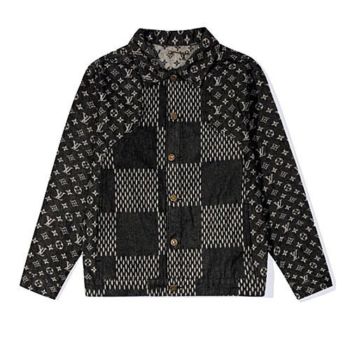 LOUIS VUITTON  LV 배색로고 데님자켓