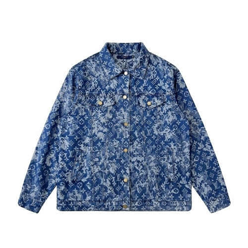 LOUIS VUITTON  LV 로고나염 데님자켓
