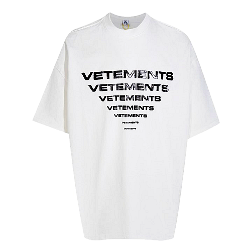 베*멍 VETEMENTS 피라미드 로고 티셔츠