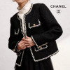 CHAN*L  블랙 트위드자켓