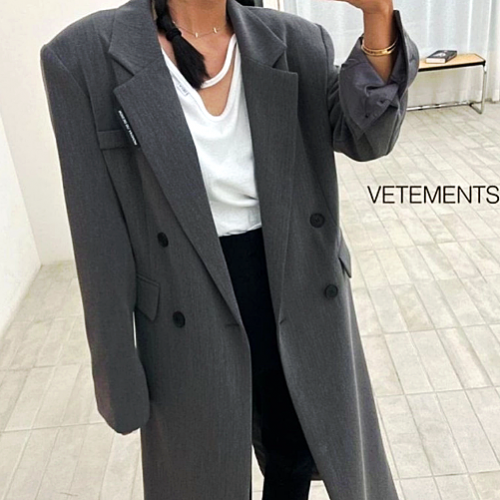 베*멍  더블 루즈 롱자켓