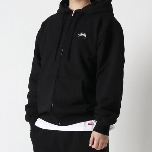 스투시 STUSSY  자수 후드 집업