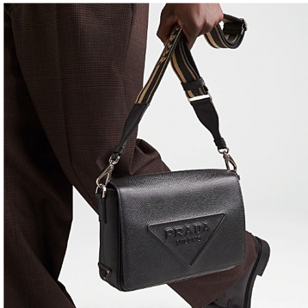 프*다 PRADA 사피아노 가죽 숄더백