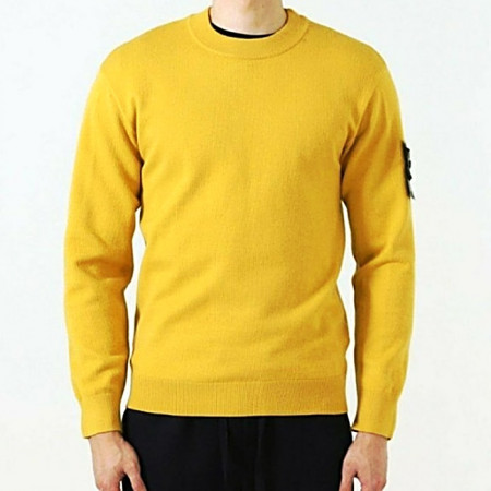 스톤 어알*드  와펜 크루넥 니트