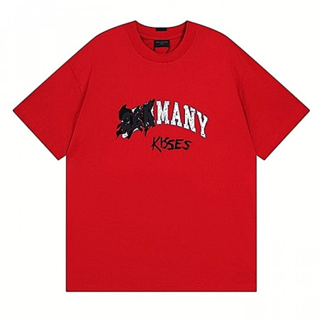 발렌시*가 BALENCIAGA 키스즈 로고 티셔츠