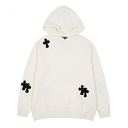 크롬*츠 Chrome hearts  아크로 크로스 니티드 후디