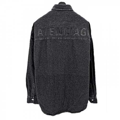 발렌시*가  스톤워싱 데님 셔츠