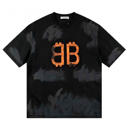 발렌시*가 BALENCIAGA BB 크립토 반팔티셔츠