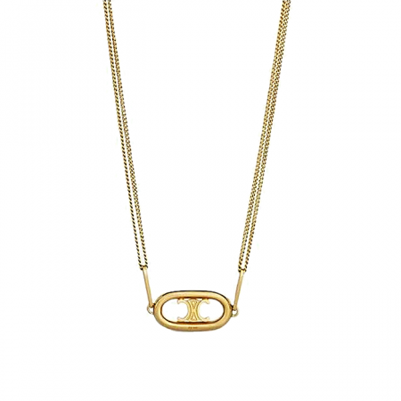 CELINE 패턴 MAILLON TRIOMPHE 넥클리스