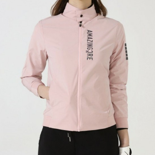 어메이징*리   여성 테크 아코디언 바람막이 자켓