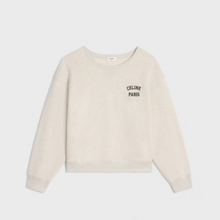CELINE PARIS 루즈 스웨트셔츠 - 코튼 플리스