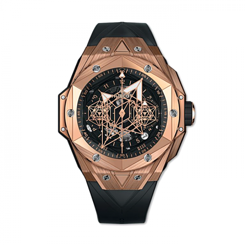 위블로 HUBLOT 빅뱅 유니코  골드블랙