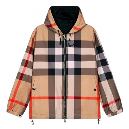 BURBERRY 리사이클 체크 리버시블 자켓