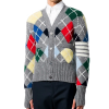 톰브*운 THOM BROWNE 아가일 다이아 가디건