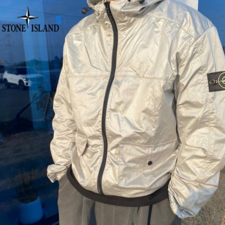 스톤아일*드   스킨터치 메탈 윈드 브레이커