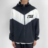 NIKE  더블로고 배색 브이 바람막이