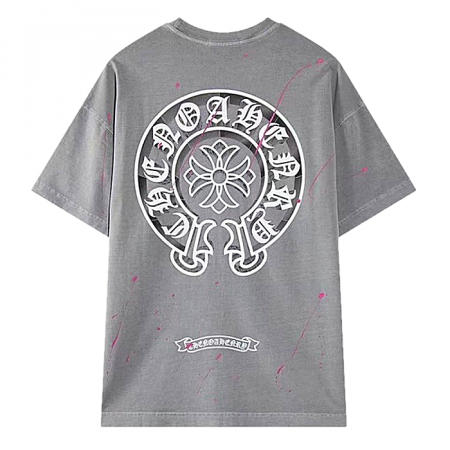 크롬*츠 Chrome hearts 디멘션 로고드 티셔츠